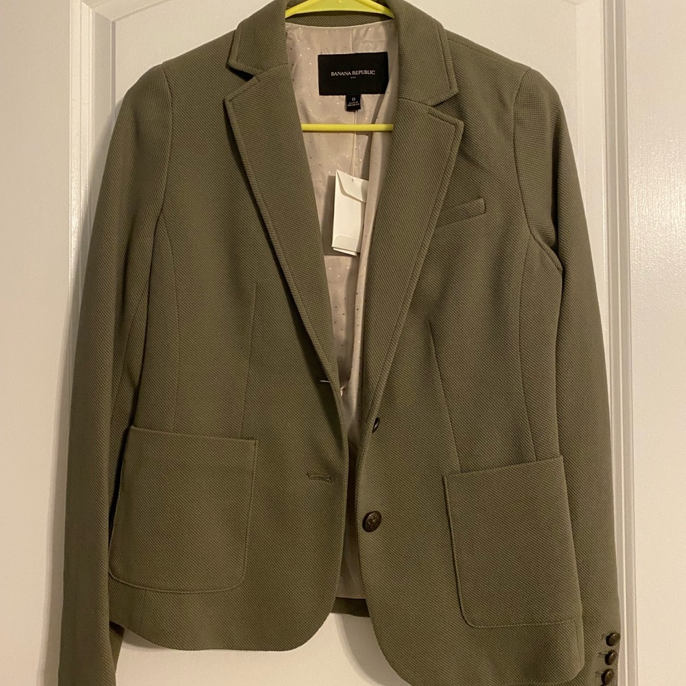 Banana Republic Tweed Blazer
